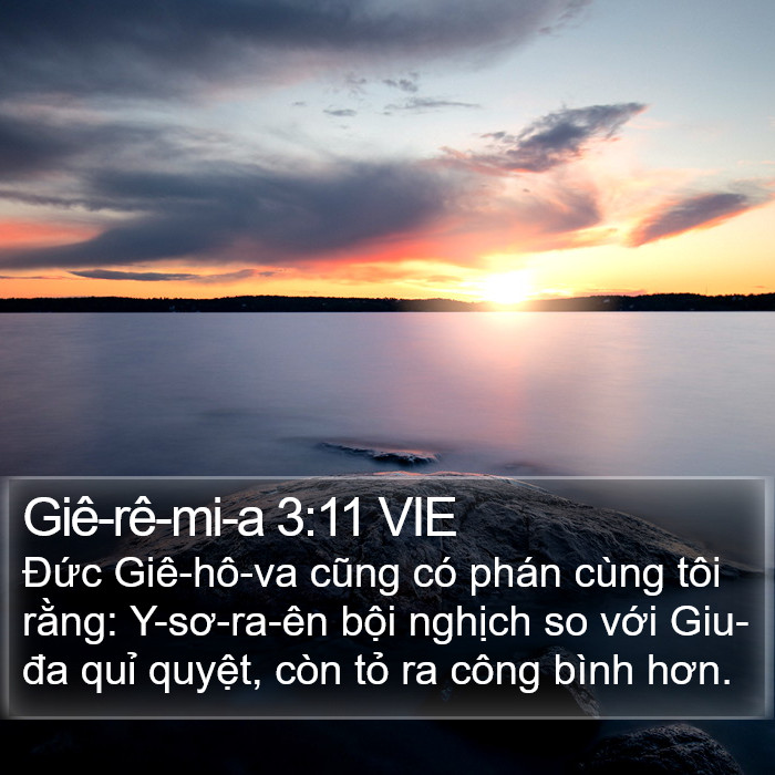 Giê-rê-mi-a 3:11 VIE Bible Study