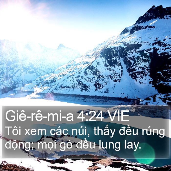 Giê-rê-mi-a 4:24 VIE Bible Study