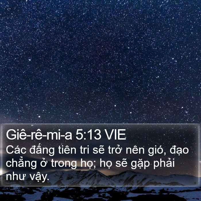 Giê-rê-mi-a 5:13 VIE Bible Study