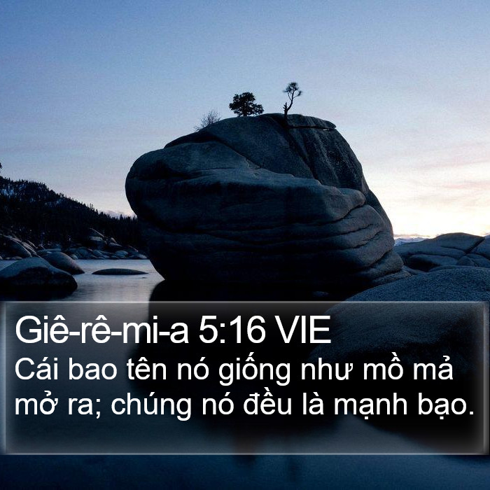 Giê-rê-mi-a 5:16 VIE Bible Study