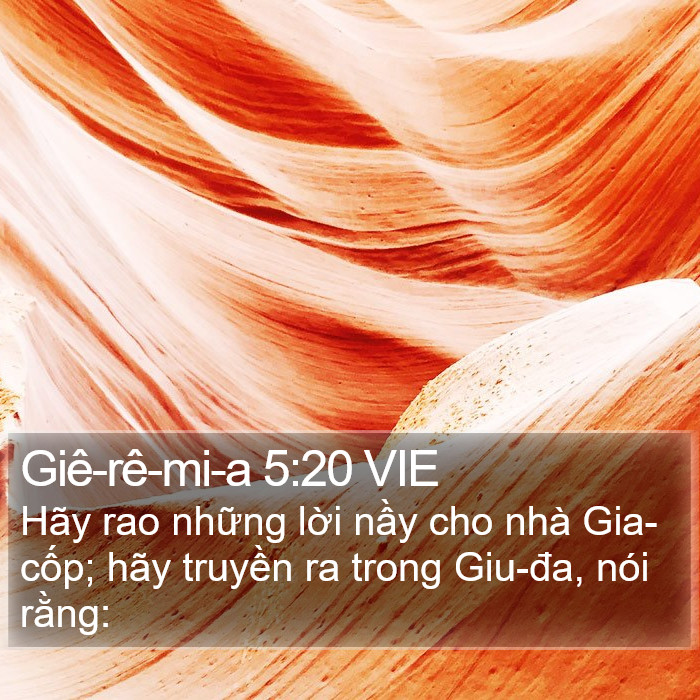 Giê-rê-mi-a 5:20 VIE Bible Study