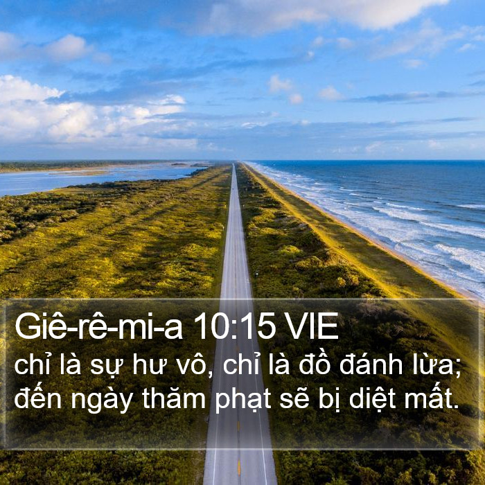 Giê-rê-mi-a 10:15 VIE Bible Study