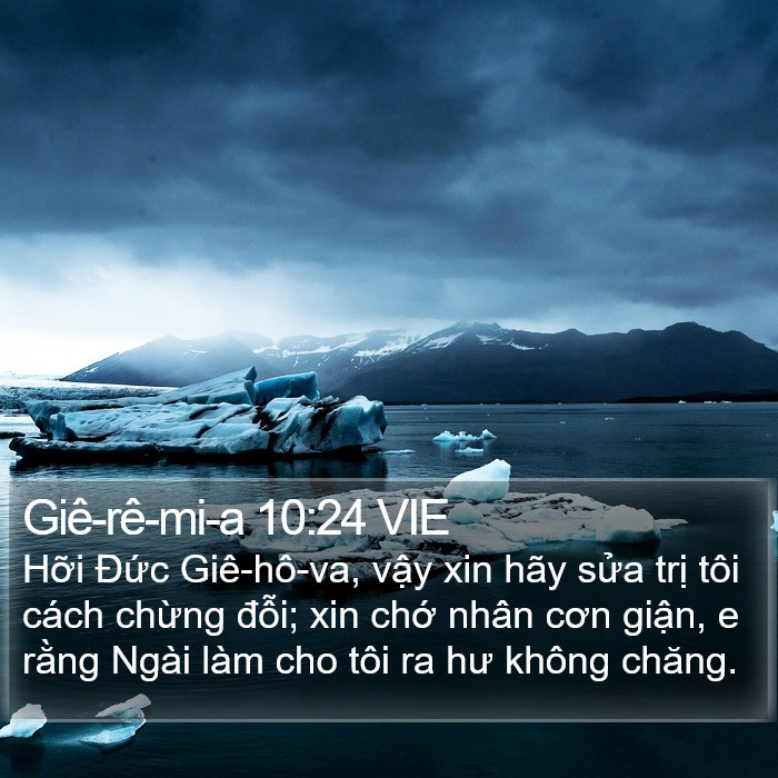 Giê-rê-mi-a 10:24 VIE Bible Study