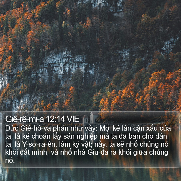 Giê-rê-mi-a 12:14 VIE Bible Study