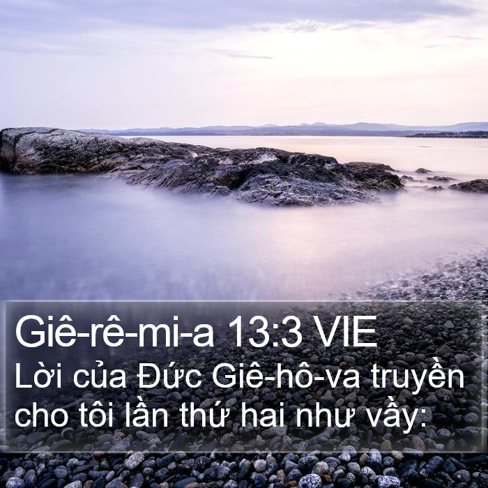 Giê-rê-mi-a 13:3 VIE Bible Study