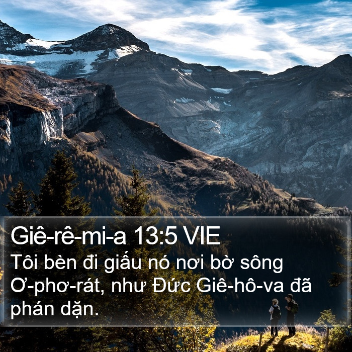 Giê-rê-mi-a 13:5 VIE Bible Study