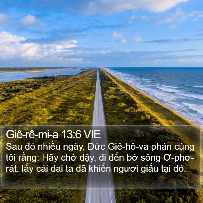 Giê-rê-mi-a 13:6 VIE Bible Study