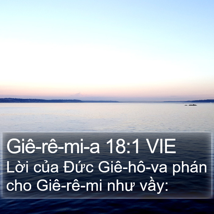 Giê-rê-mi-a 18:1 VIE Bible Study