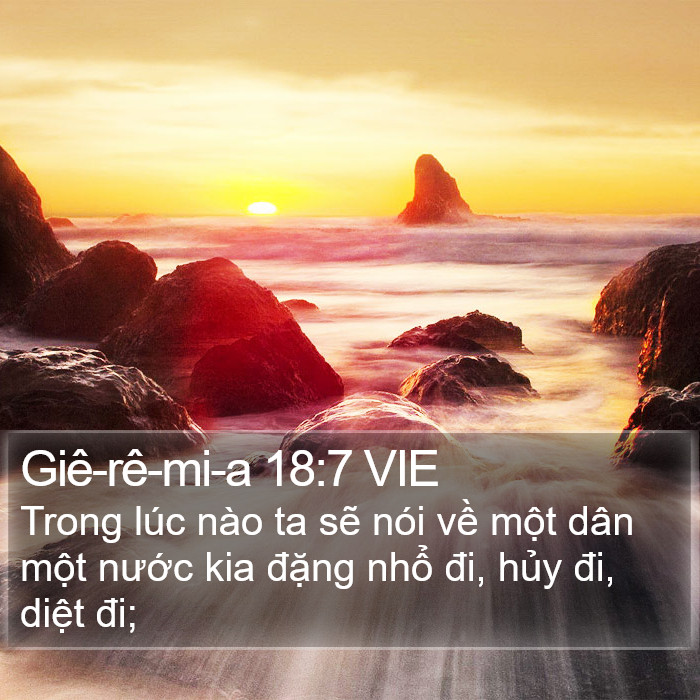 Giê-rê-mi-a 18:7 VIE Bible Study