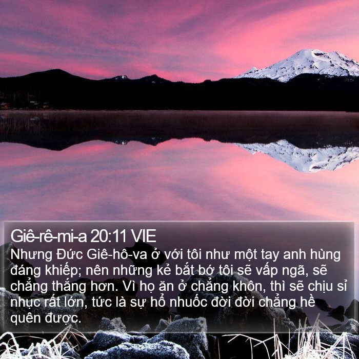 Giê-rê-mi-a 20:11 VIE Bible Study