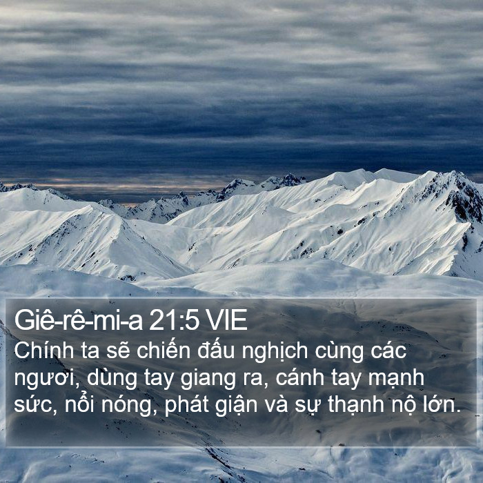 Giê-rê-mi-a 21:5 VIE Bible Study