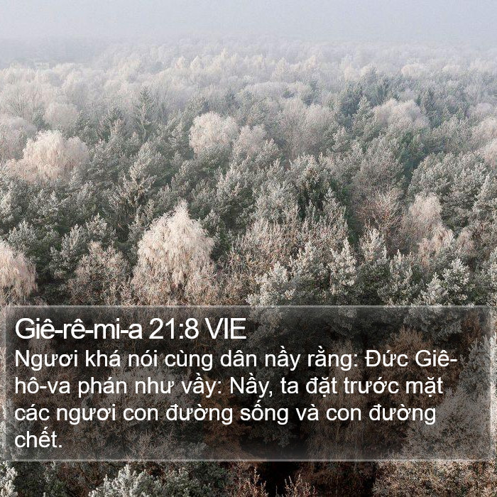 Giê-rê-mi-a 21:8 VIE Bible Study