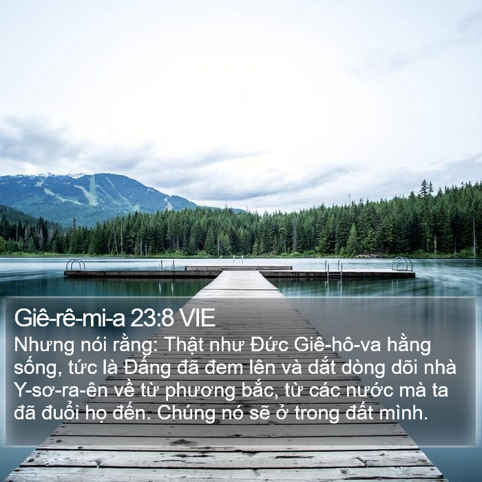 Giê-rê-mi-a 23:8 VIE Bible Study