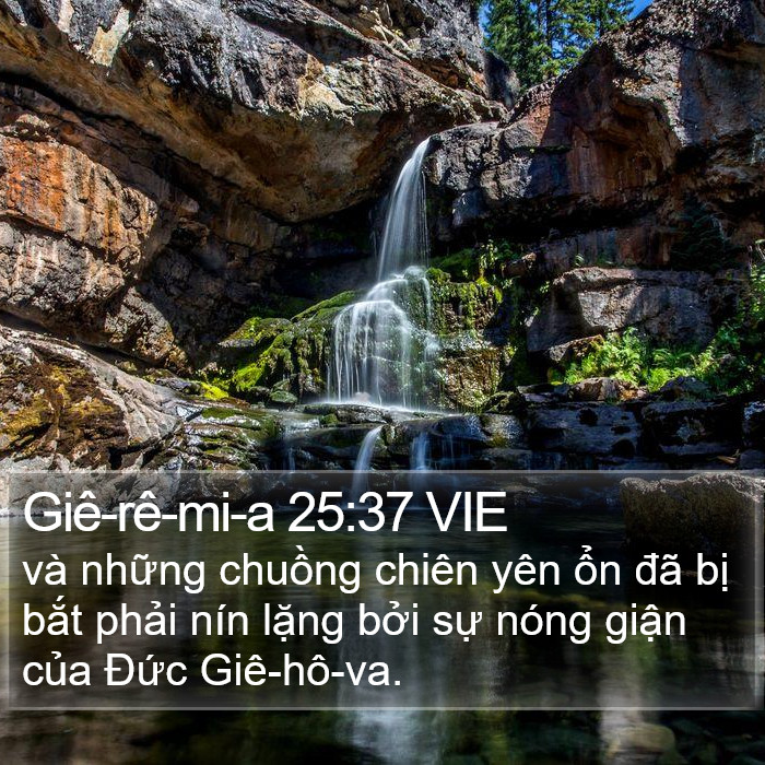 Giê-rê-mi-a 25:37 VIE Bible Study