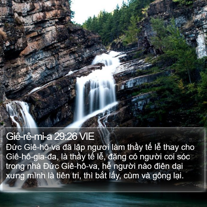 Giê-rê-mi-a 29:26 VIE Bible Study