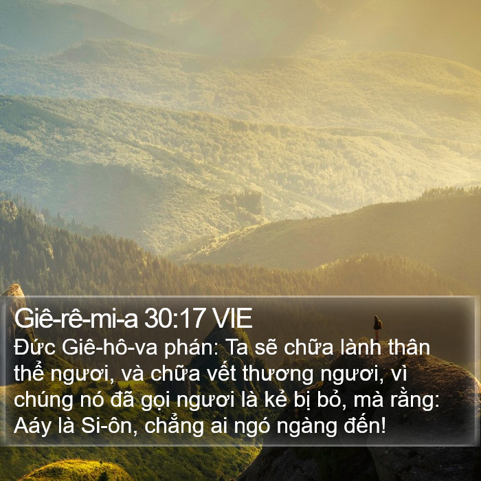 Giê-rê-mi-a 30:17 VIE Bible Study