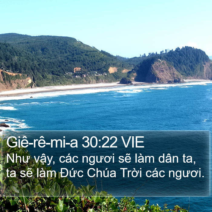 Giê-rê-mi-a 30:22 VIE Bible Study