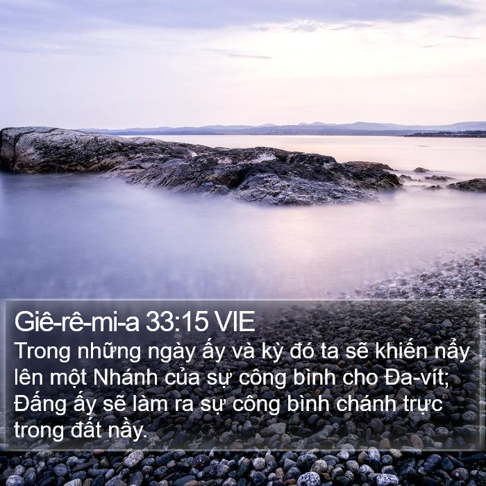 Giê-rê-mi-a 33:15 VIE Bible Study