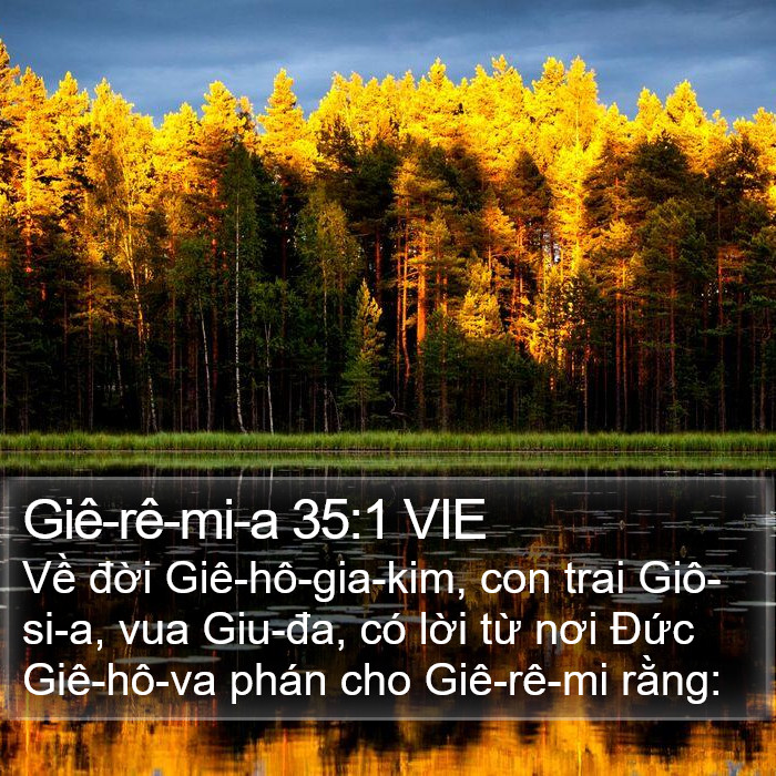 Giê-rê-mi-a 35:1 VIE Bible Study