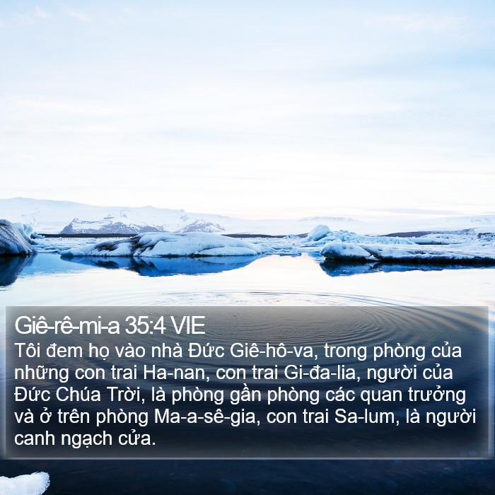 Giê-rê-mi-a 35:4 VIE Bible Study