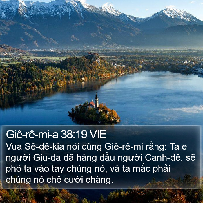 Giê-rê-mi-a 38:19 VIE Bible Study