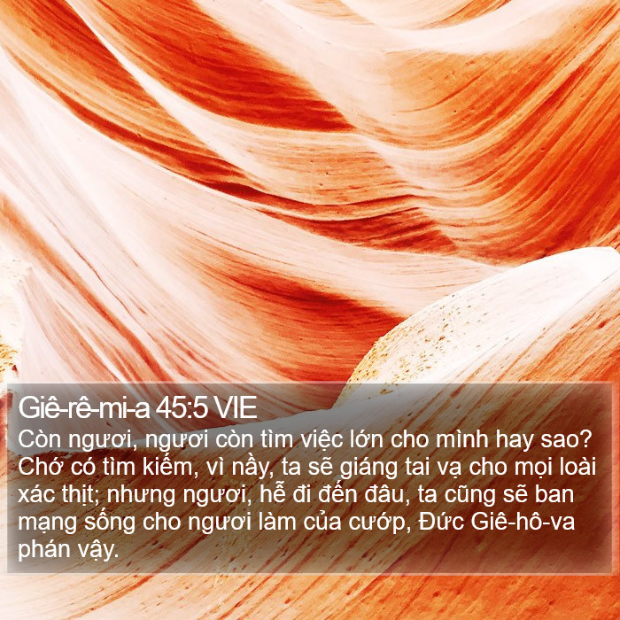 Giê-rê-mi-a 45:5 VIE Bible Study