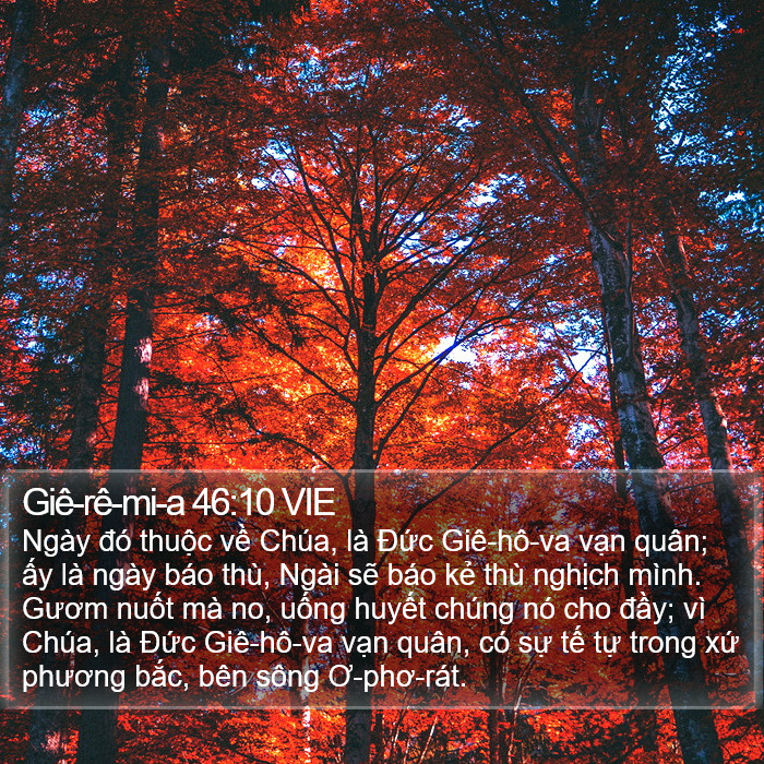 Giê-rê-mi-a 46:10 VIE Bible Study