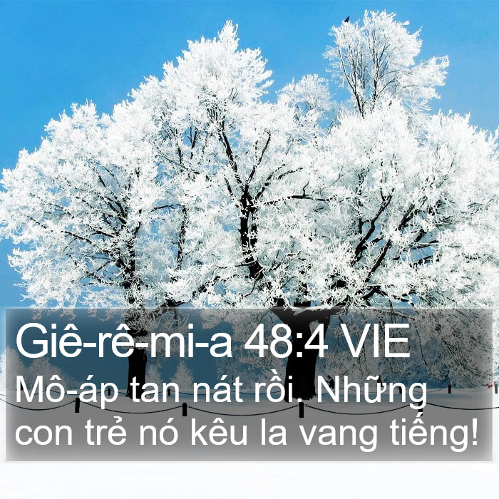 Giê-rê-mi-a 48:4 VIE Bible Study