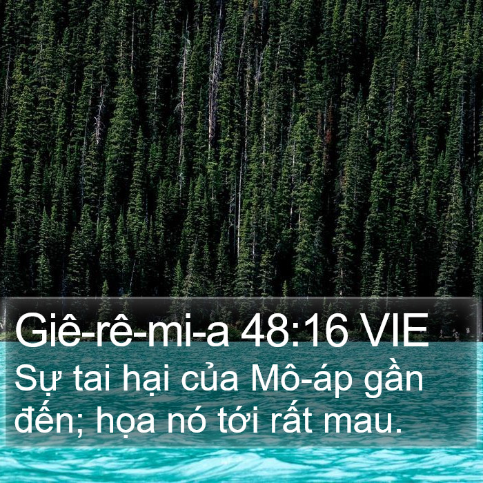 Giê-rê-mi-a 48:16 VIE Bible Study
