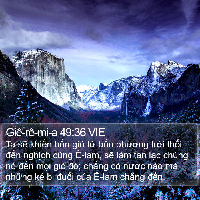 Giê-rê-mi-a 49:36 VIE Bible Study