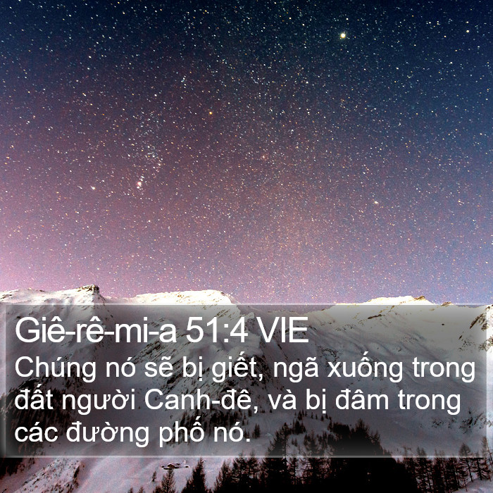 Giê-rê-mi-a 51:4 VIE Bible Study