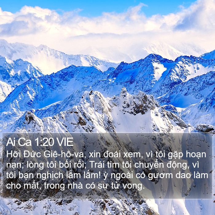 Ai Ca 1:20 VIE Bible Study