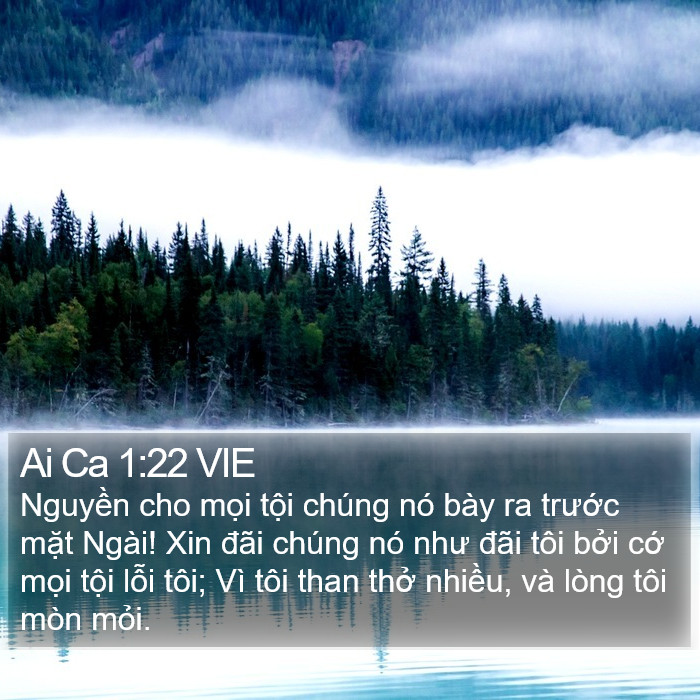 Ai Ca 1:22 VIE Bible Study