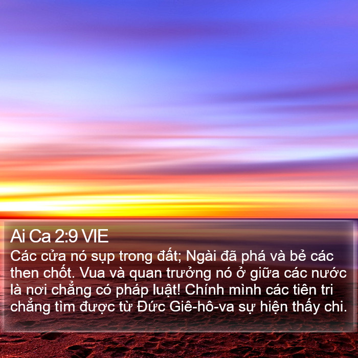 Ai Ca 2:9 VIE Bible Study