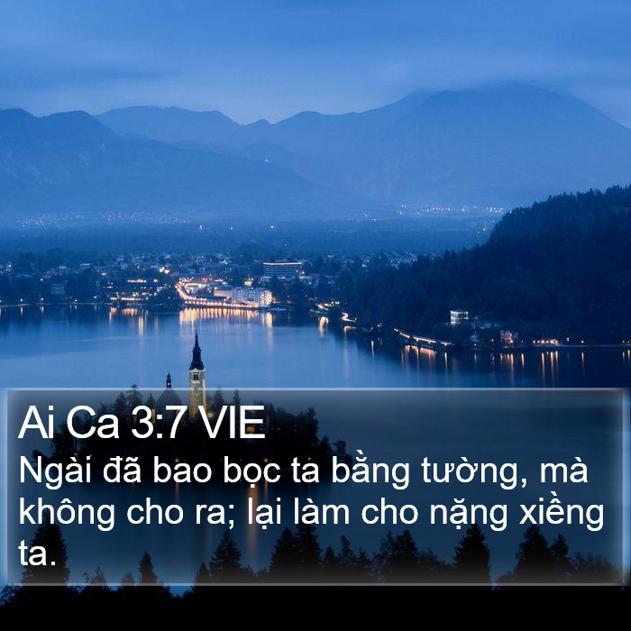 Ai Ca 3:7 VIE Bible Study