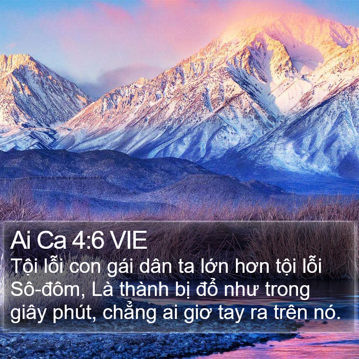 Ai Ca 4:6 VIE Bible Study