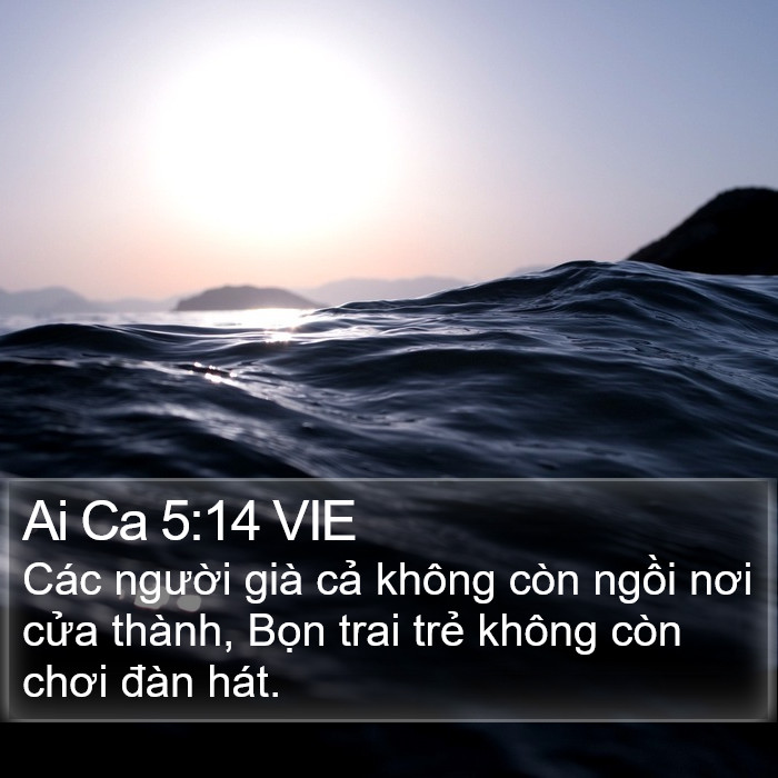 Ai Ca 5:14 VIE Bible Study