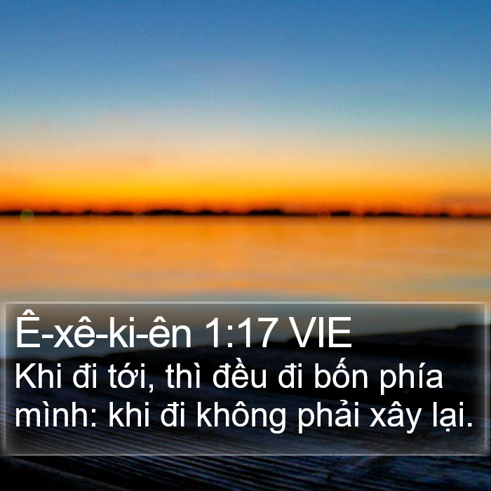 Ê-xê-ki-ên 1:17 VIE Bible Study