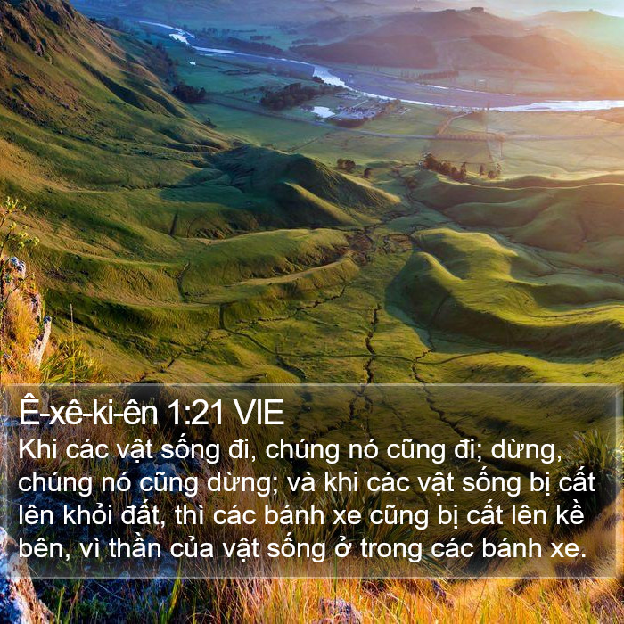 Ê-xê-ki-ên 1:21 VIE Bible Study