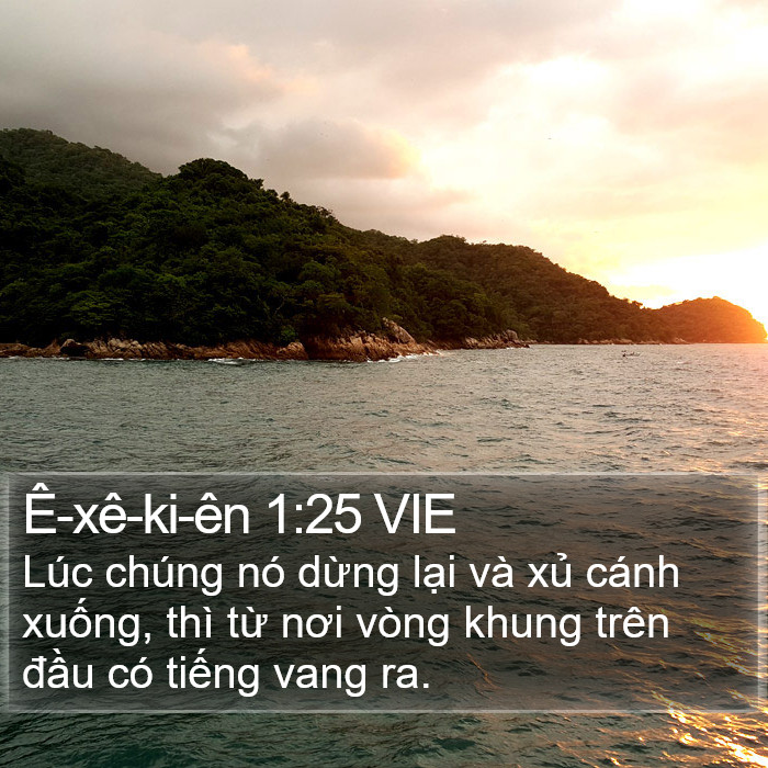 Ê-xê-ki-ên 1:25 VIE Bible Study