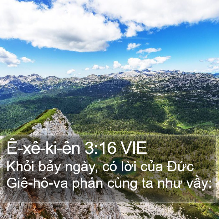 Ê-xê-ki-ên 3:16 VIE Bible Study