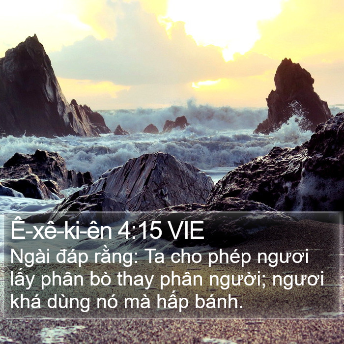 Ê-xê-ki-ên 4:15 VIE Bible Study