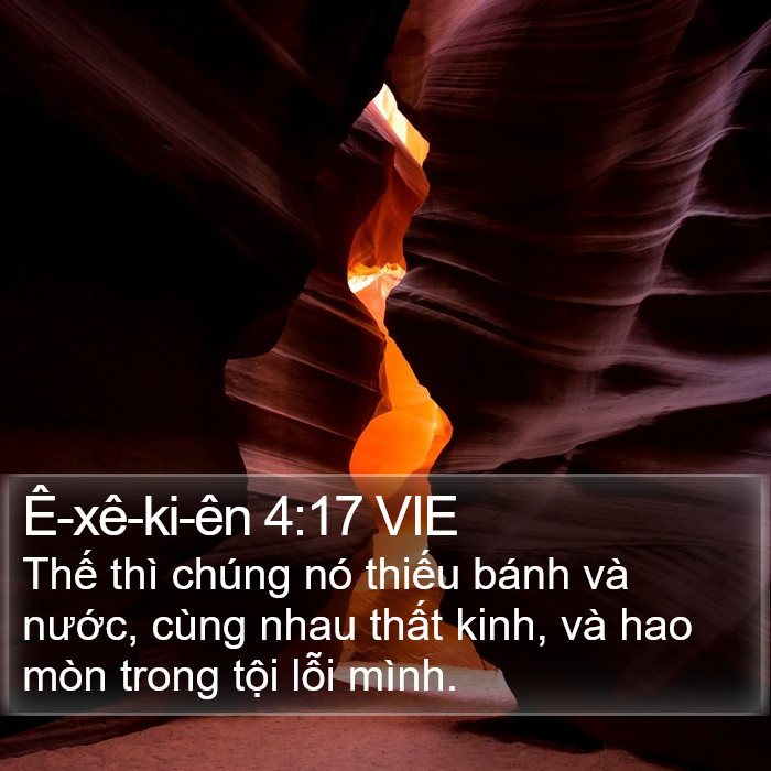 Ê-xê-ki-ên 4:17 VIE Bible Study