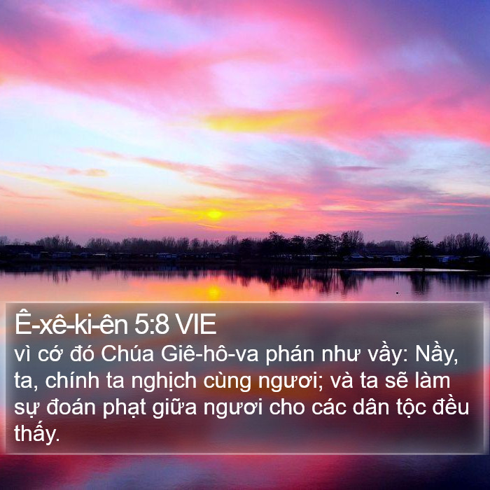Ê-xê-ki-ên 5:8 VIE Bible Study