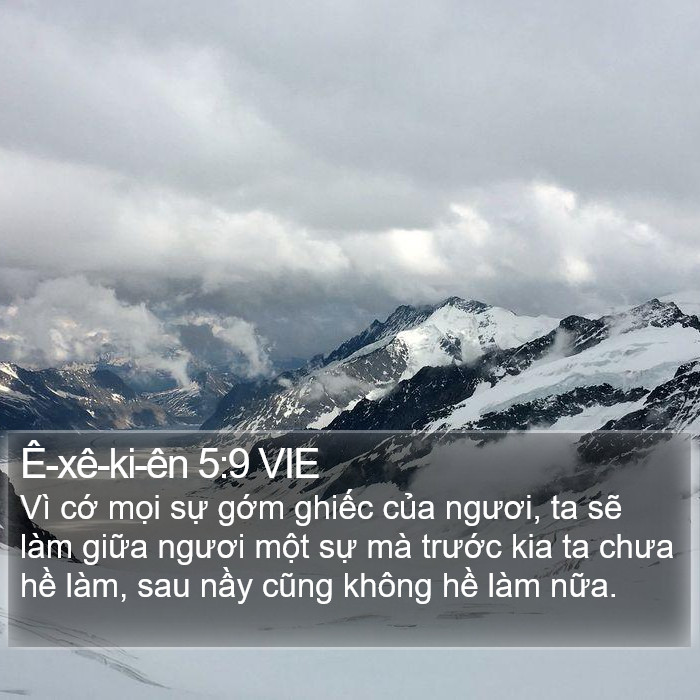 Ê-xê-ki-ên 5:9 VIE Bible Study