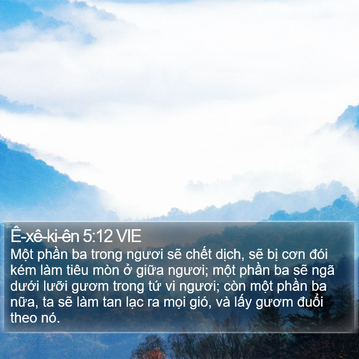 Ê-xê-ki-ên 5:12 VIE Bible Study