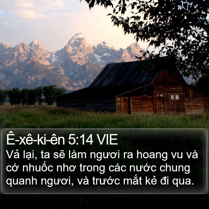 Ê-xê-ki-ên 5:14 VIE Bible Study