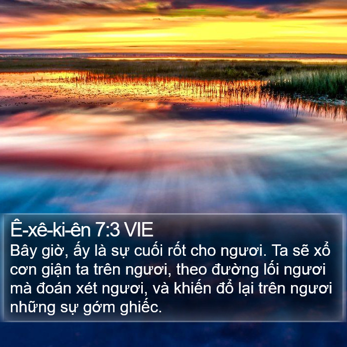 Ê-xê-ki-ên 7:3 VIE Bible Study