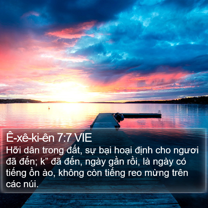 Ê-xê-ki-ên 7:7 VIE Bible Study