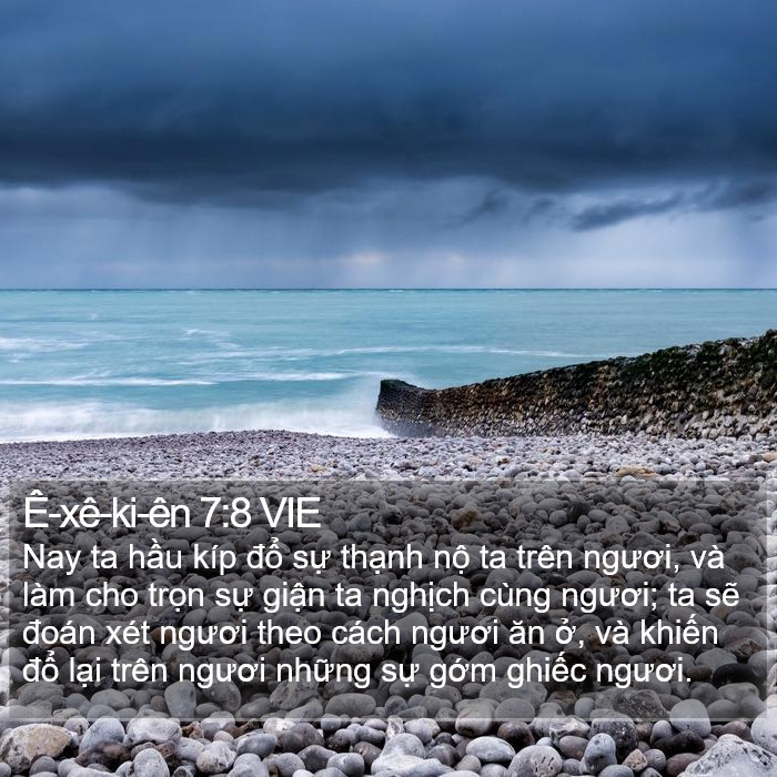 Ê-xê-ki-ên 7:8 VIE Bible Study